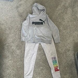 PUMA Kids Sweatshirt and Pants Set